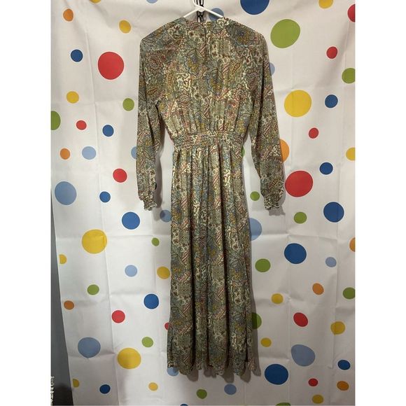 Lark & Grey Dress Cottage Style Floral Size Small 🌻🌸 - Picture 9 of 15